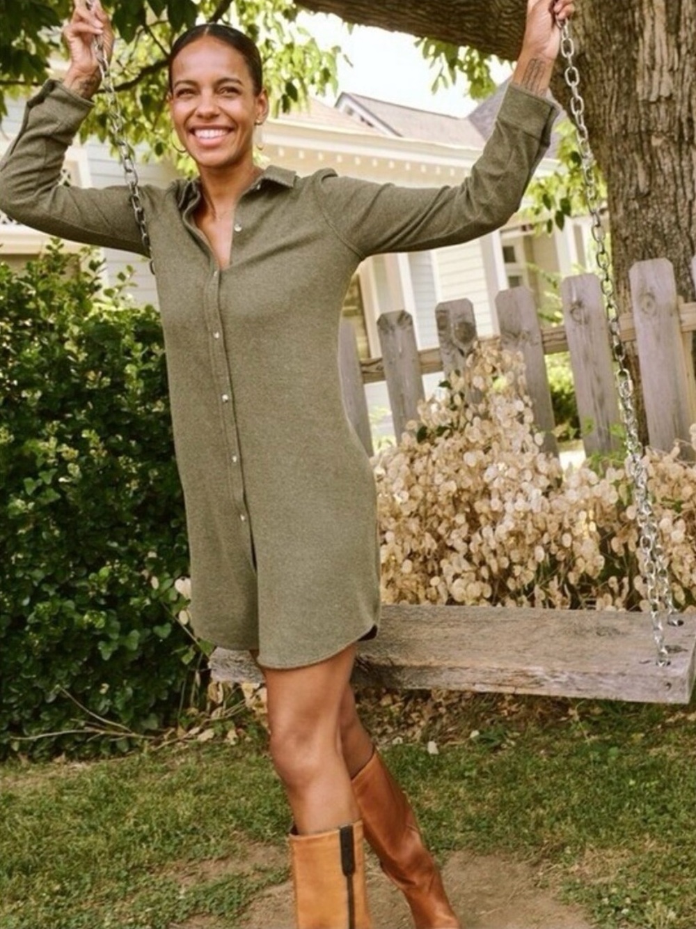 Faherty Legend Sweater Dress Size XL